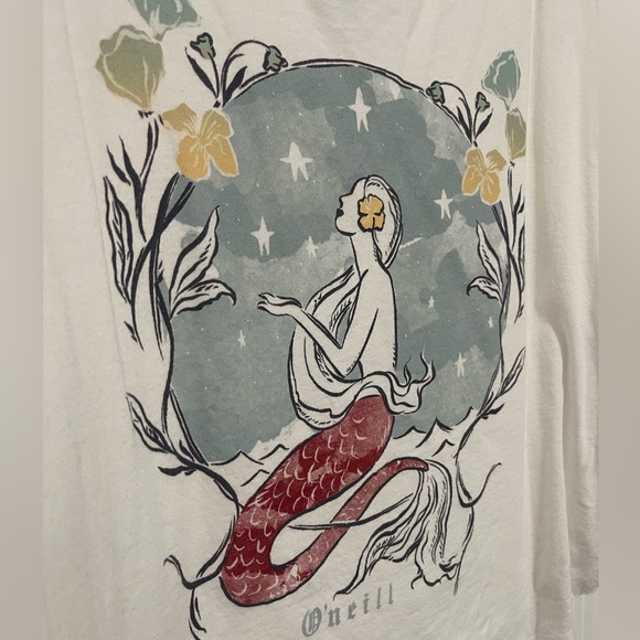 O’Neill mermaid white tank top XL - Picture 2 of 5